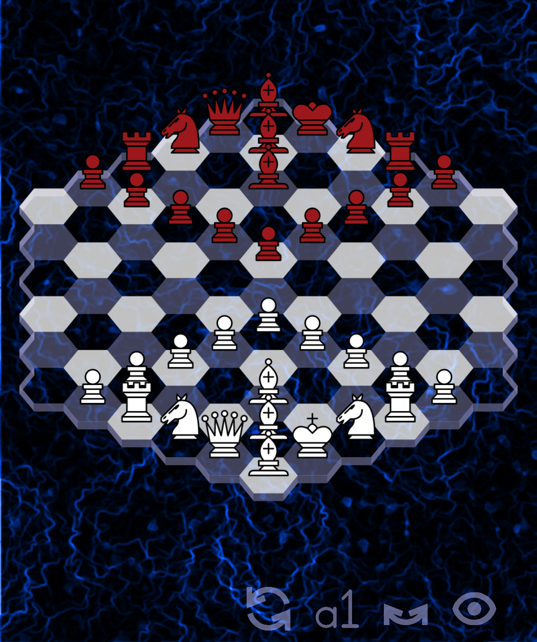 Hexagonal Chess Screen
